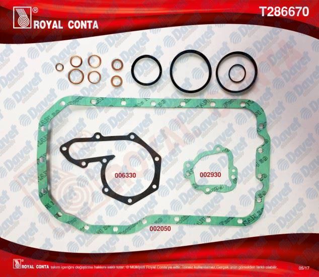 ROYAL T286670 Motor Takim Contasi Alt Kecesiz Laguna-Megane 1.8/2.0 8v (F3p/F3r)